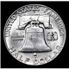 Image 3 : 1952-d Franklin Half Dollar 50c Grades Select Unc FBL