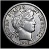 Image 2 : 1903-p Barber Dime 10c Grades xf+