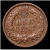 Image 3 : 1881 Indian Cent 1c Grades vf++