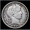Image 2 : 1897-p Barber Quarter 25c Grades vf++