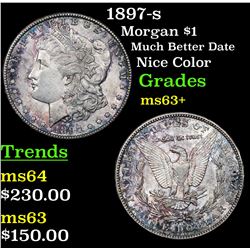 1897-s Morgan Dollar $1 Grades Select+ Unc