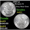 Image 1 : 1887-p Morgan Dollar $1 Grades Choice+ Unc