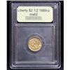 Image 4 : ***Auction Highlight*** 1889-p Gold Liberty Quarter Eagle $2 1/2 Graded Select Unc By USCG (fc)