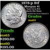 Image 1 : 1878-p 8tf Morgan Dollar $1 Grades Select Unc