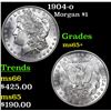 Image 1 : 1904-o Morgan Dollar $1 Grades GEM+ Unc