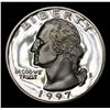 Image 2 : 1997-s Proof Washington Quarter 25c Grades GEM++ Proof Deep Cameo