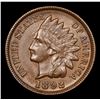 Image 2 : 1892 Indian Cent 1c Graded Choice AU/BU Slider By USCG