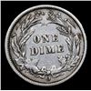 Image 3 : 1899-o Barber Dime 10c Grades xf