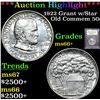 Image 1 : ***Auction Highlight*** 1922 Grant w/Star Old Commem Half Dollar 50c Graded GEM++ Unc By USCG (fc)