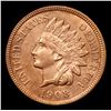 Image 2 : 1908 Indian Cent 1c Grades Select+ Unc RD