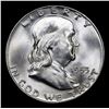 Image 2 : 1953-d Franklin Half Dollar 50c Grades Select Unc+ FBL
