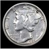 Image 2 : 1925-s Mercury Dime 10c Grades xf