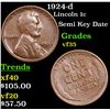 Image 1 : 1924-d Lincoln Cent 1c Grades vf++