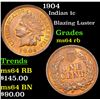 Image 1 : 1904 Indian Cent 1c Grades Choice Unc RB