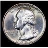 Image 2 : 1953-s Washington Quarter 25c Grades Choice+ Unc