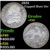 Image 1 : 1831 Capped Bust Quarter 25c Grades vf++