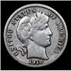 Image 2 : 1910-s Barber Dime 10c Grades vf+