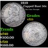 Image 1 : 1819 Capped Bust Half Dollar 50c Grades vf+