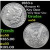 Image 1 : 1883-s Morgan Dollar $1 Grades Choice AU/BU Slider