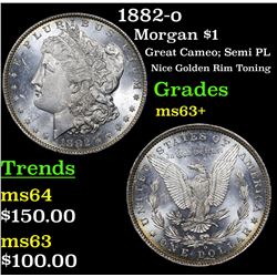 1882-o Morgan Dollar $1 Grades Select+ Unc