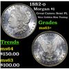 Image 1 : 1882-o Morgan Dollar $1 Grades Select+ Unc