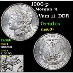 1900-p Morgan Dollar $1 Grades Select+ Unc