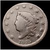 Image 2 : 1825 Coronet Head Large Cent 1c Grades vg+