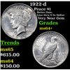 Image 1 : 1922-d Peace Dollar $1 Grades Choice+ Unc