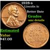 Image 1 : 1928-s Lincoln Cent 1c Grades Unc Details