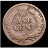 Image 3 : 1876 Indian Cent 1c Grades f+
