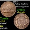 Image 1 : 1857 Flying Eagle Cent 1c Grades vf details