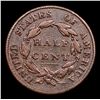 Image 3 : 1826 Classic Head half cent 1/2c Grades vf++