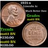 Image 1 : 1921-s Lincoln Cent 1c Grades Select Unc BN