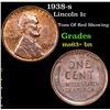 Image 1 : 1938-s Lincoln Cent 1c Grades Select+ Unc BN
