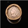 Image 2 : Mixed small cents 1c orig shotgun roll, 1920-d Wheat Cent, 1899 Indian Cent other end