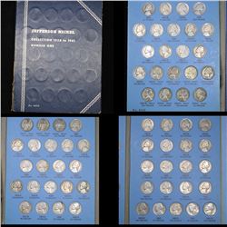 Complete Jefferson Nickel book 1938-1961 65 coins