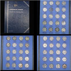 Near Complete Jefferson Nickel Book 1938-1959 59 coins