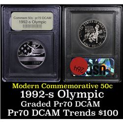 1992-S Olympic Modern Commem Half Dollar 50c Grades GEM++ Proof Deep Cameo