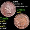 Image 1 : 1906 Indian Cent 1c Grades Choice AU/BU Slider