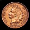 Image 2 : 1900 Indian Cent 1c Grades Unc Details