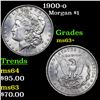 Image 1 : 1900-o Morgan Dollar $1 Grades Select+ Unc