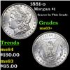 Image 1 : 1881-o Morgan Dollar $1 Grades Select+ Unc
