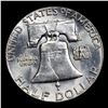 Image 3 : 1958-p Franklin Half Dollar 50c Grades Choice+ Unc