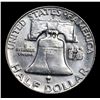 Image 3 : 1960-d Franklin Half Dollar 50c Grades Select Unc+ FBL