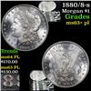 Image 1 : 1880/8-s Morgan Dollar $1 Grades Select Unc+ PL