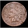 Image 2 : 1873 Closed 3 Indian Cent 1c Grades vg details