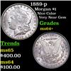 Image 1 : 1889-p Morgan Dollar $1 Grades Choice+ Unc