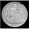 Image 2 : 1858-p Seated Half Dollar 50c Grades vf++