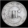 Image 3 : 1853 Three Cent Silver 3cs Grades f+