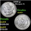 Image 1 : 1898-p Morgan Dollar $1 Grades Select+ Unc